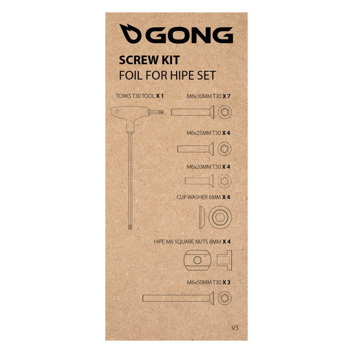 GONG | Kit Vis Complet Foil HIPE V3