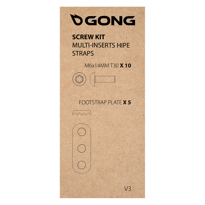 GONG | Kit Vis Strap Multi-inserts pour HIPE