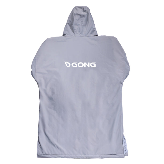 GONG | Poncho Dryfleece Imperméable Gris Clair