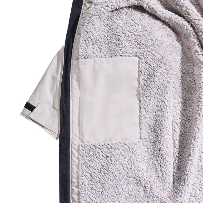 GONG | Poncho Dryfleece Imperméable Rose / Crème