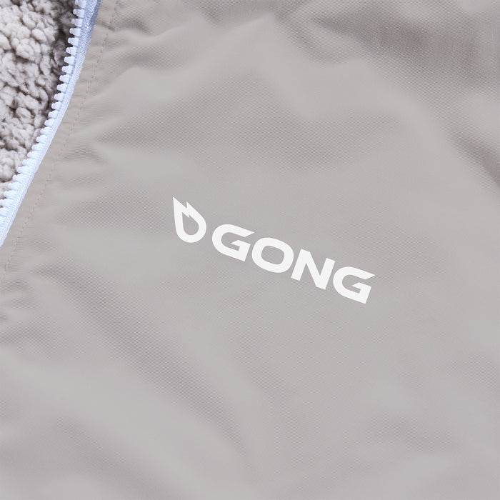 GONG | Poncho Dryfleece Imperméable Rose / Crème