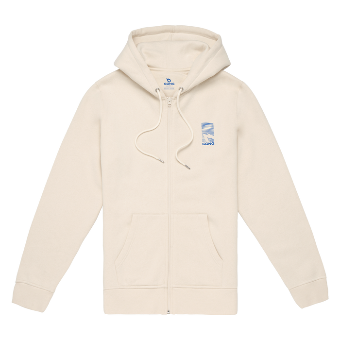 GONG | Sweat À Capuche Zippé Graphic Swell Unisexe
