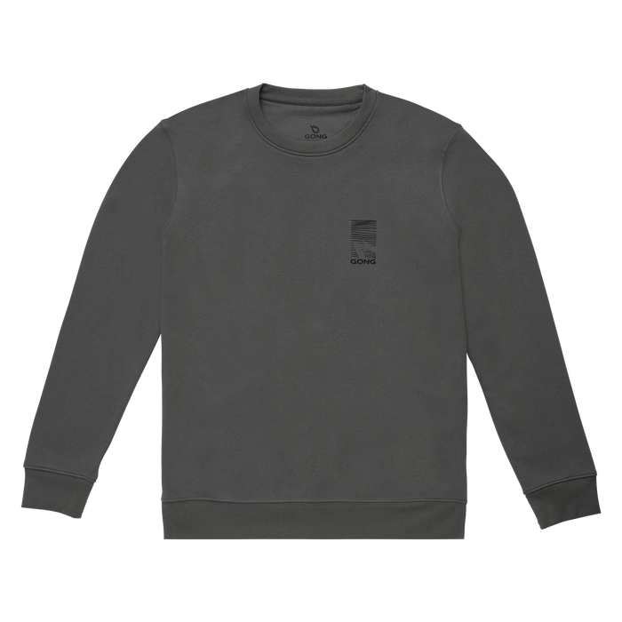GONG | Sweat Graphic Swell Unisexe en Coton Biologique