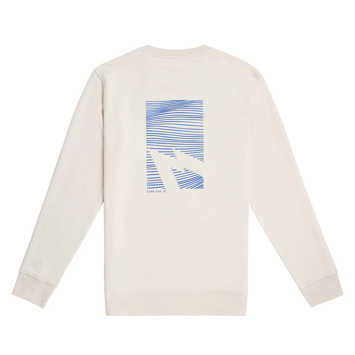 GONG | Sweat Graphic Swell Unisexe en Coton Biologique