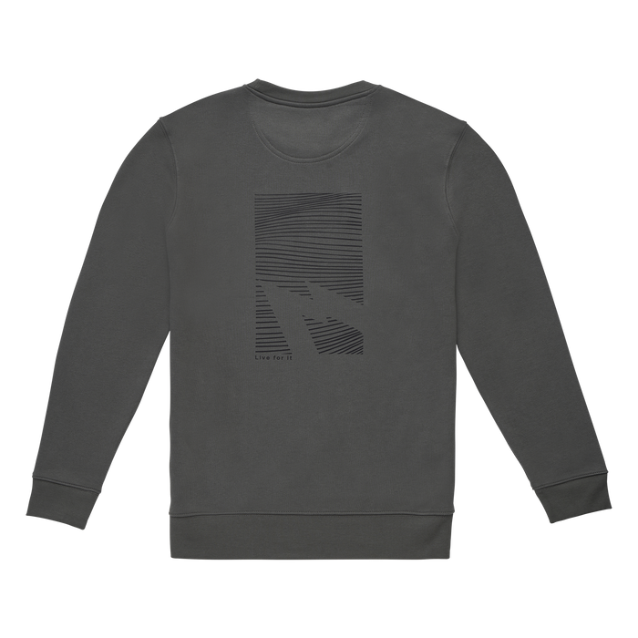 GONG | Sweat Graphic Swell Unisexe en Coton Biologique