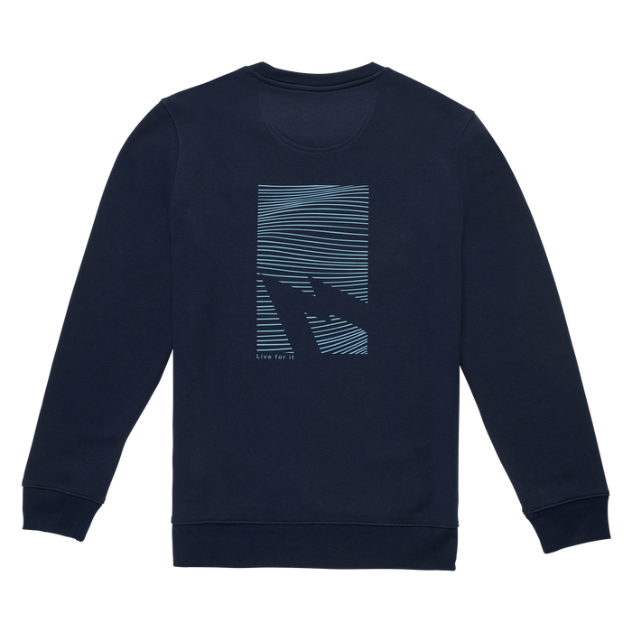 GONG | Sweat Graphic Swell Unisexe en Coton Biologique