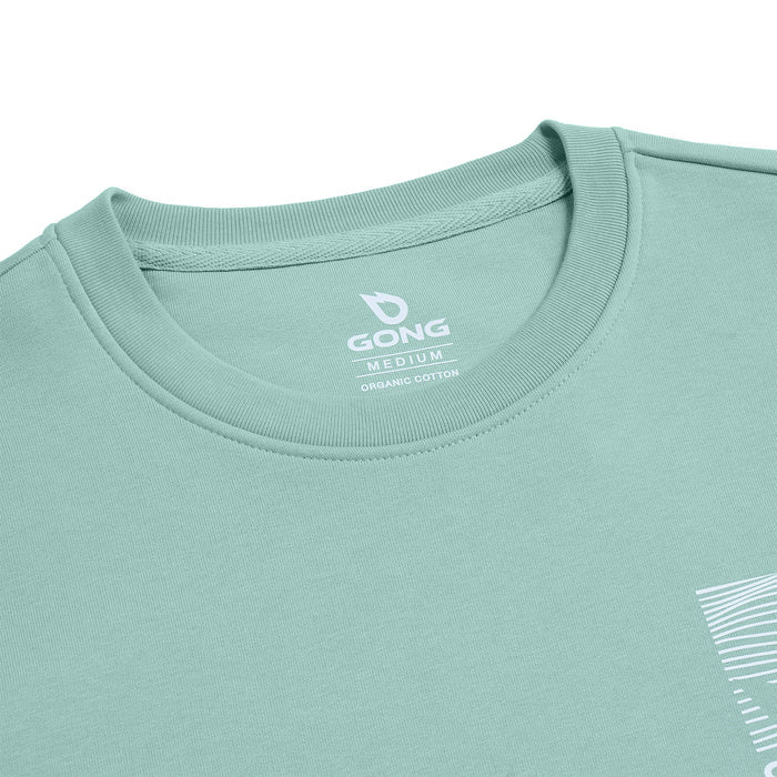 GONG | Sweat Graphic Swell Unisexe en Coton Biologique