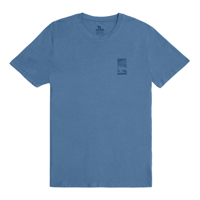 GONG | T-Shirt Graphic Swell Unisexe en Coton Biologique
