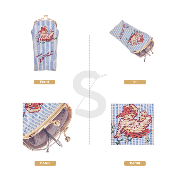 GPCH-PADD-CMM | Paddington Classic Marmalade Glasses Pouch