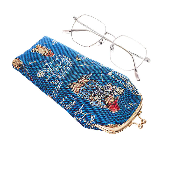 GPCH-PADDBL | Paddington Bear Blue Glasses Pouch