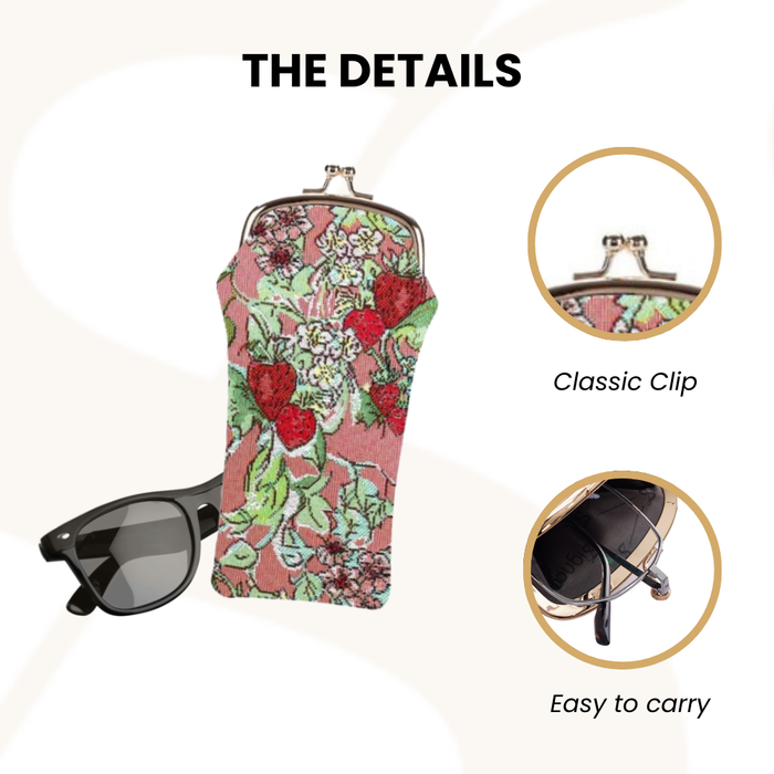 GPCH-WLSTRW | Wild Strawberry Glasses Sunglasses Pouch Case (Copy)