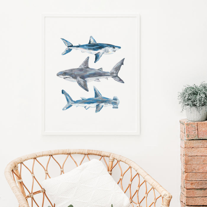 5"x7" / Art Print / White