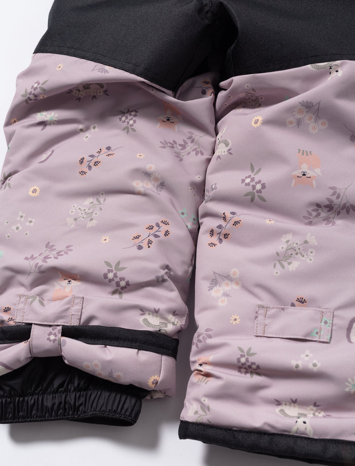 Habit de neige 1 pièce imprimé pour petite fille