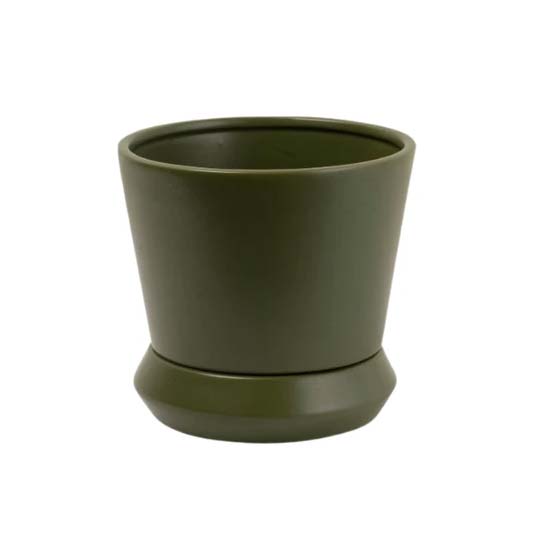 Potted Hamburg Planter Small - Avocado | Koop.co.nz