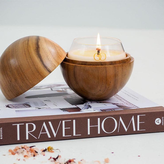 Only Orb Hand Blown Smoked Glass Candle - Oracle 2 | Koop.co.nz