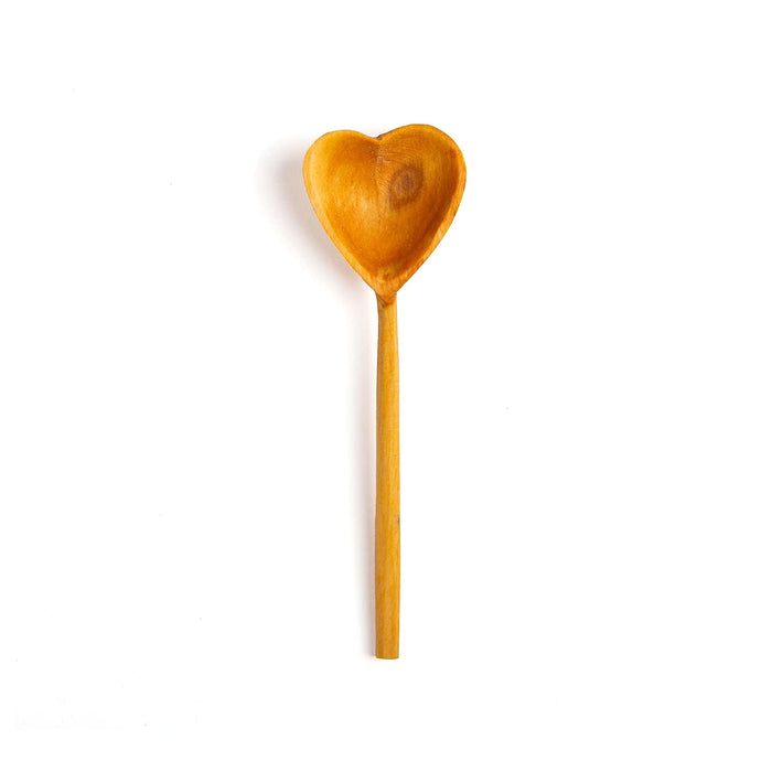 Hand-carved Heart Tea Spoon