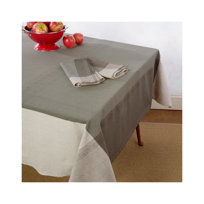 Hand-woven Cotton Tablecloths - Moonstone