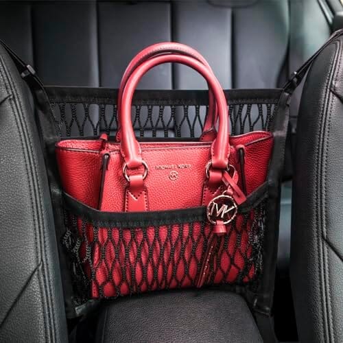 Handbag Holder of 3 Layers Mesh Net Pocket Bag Travel Pet Clever