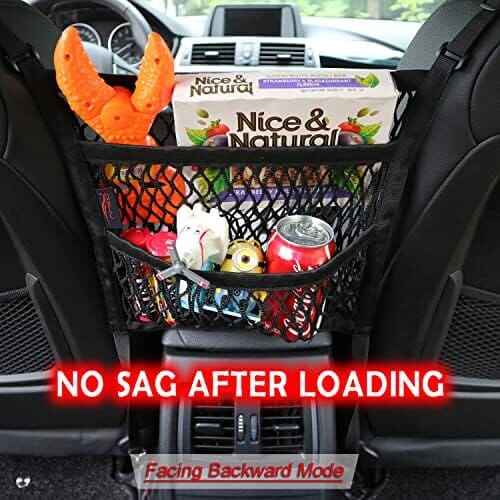 Handbag Holder of 3 Layers Mesh Net Pocket Bag Travel Pet Clever