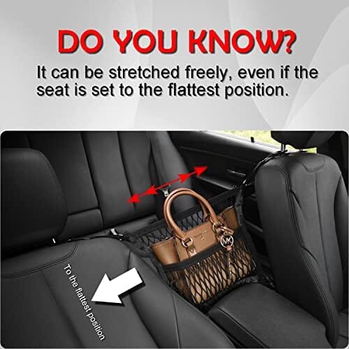 Handbag Holder of 3 Layers Mesh Net Pocket Bag Travel Pet Clever