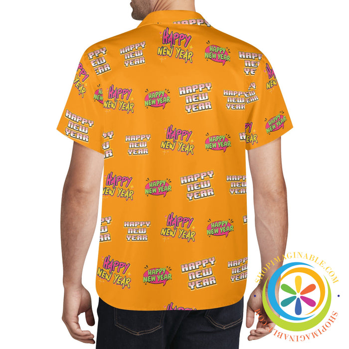 Happy New Year Party Hawaiian Casual Shirt