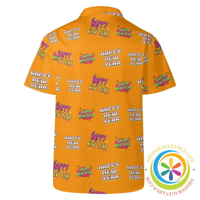 Happy New Year Party Hawaiian Casual Shirt
