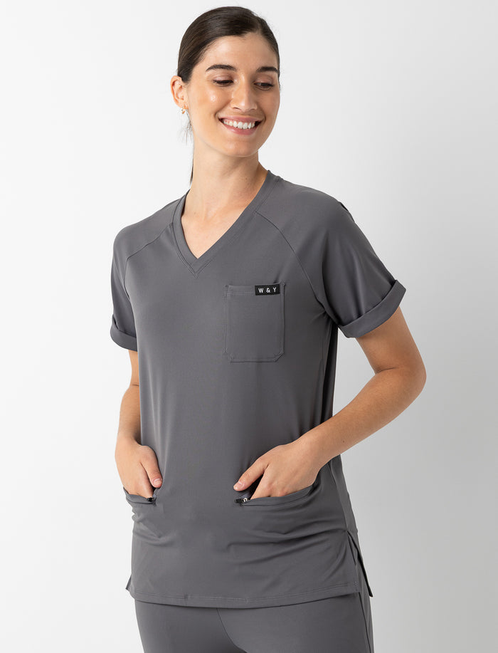 Haut d'uniforme médical uni