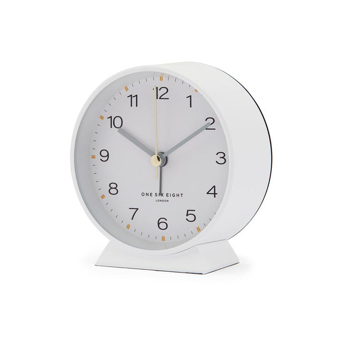 One Six Eight Hayley Alarm Clock with Light - White | Koop.co.nz