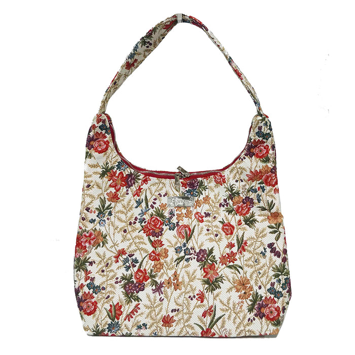 HOBO-FLMD | FLOWER MEADOW HOBO HANDBAG SHOULDER BAG