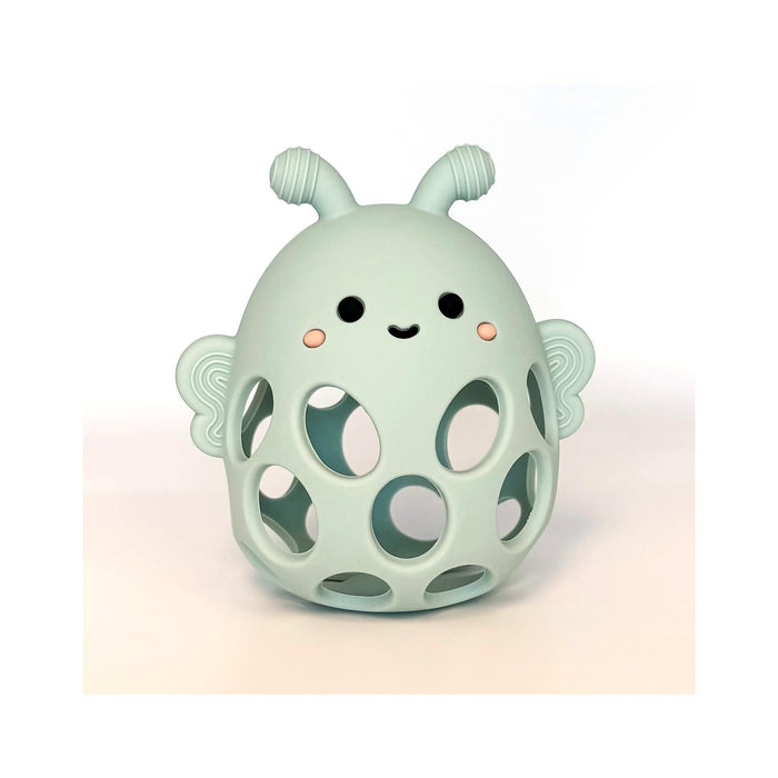 Honey Bee Silicone Teethers - Light Sage