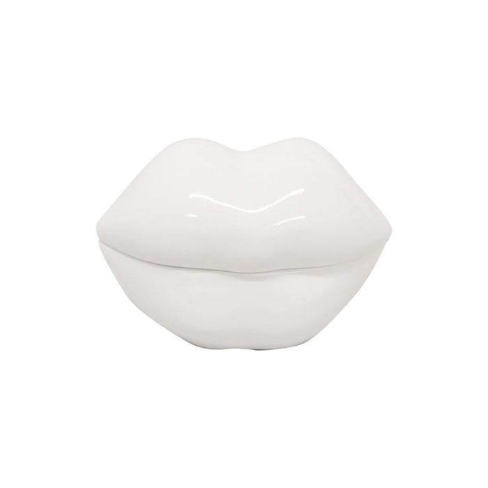 Le Forge Hot Lips Resin Box - White | Koop.co.nz