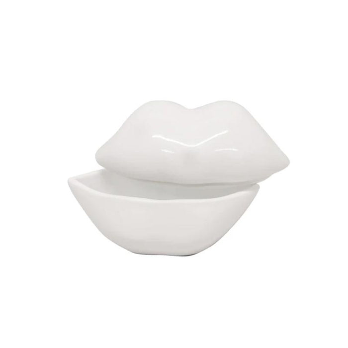 Le Forge Hot Lips Resin Box - White | Koop.co.nz