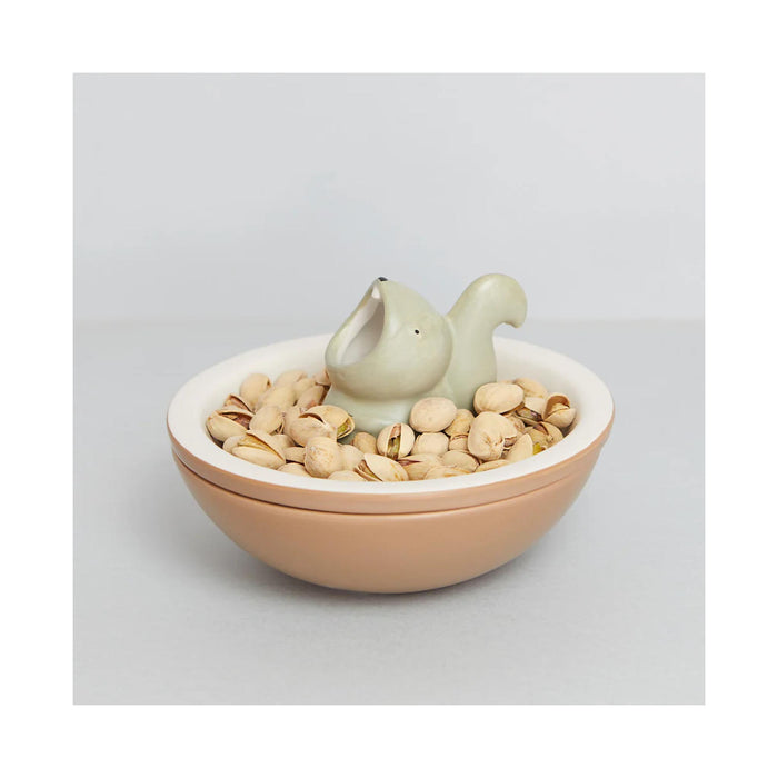 Hungry Squirrel Appetizer Bowl - in use