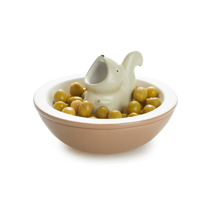 Hungry Squirrel Appetizer Bowl - in use