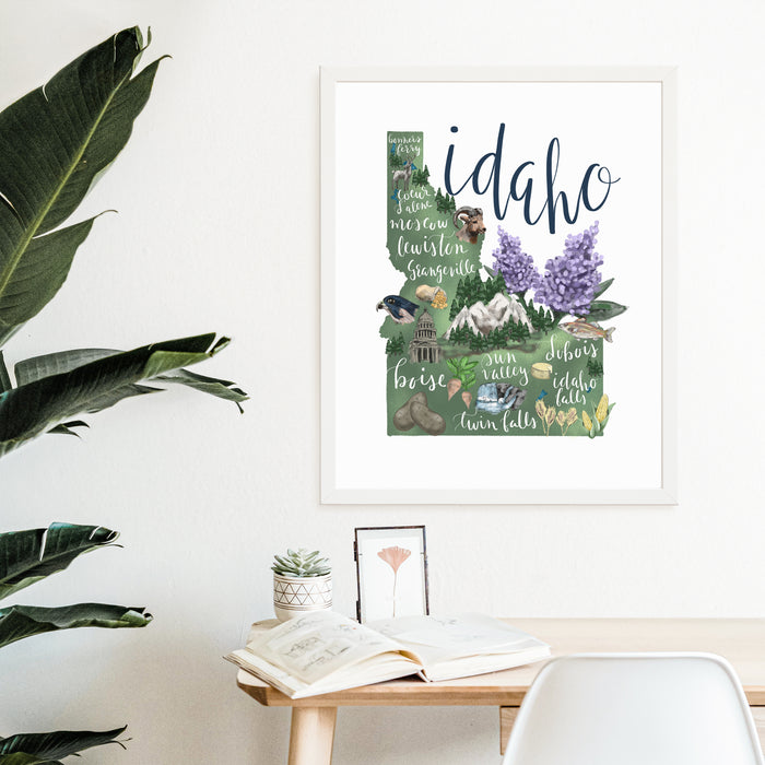 5"x7" / Art Print / White