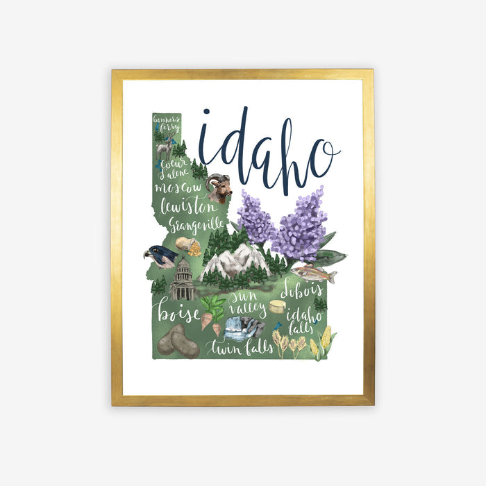 5"x7" / Art Print / Antique Gold