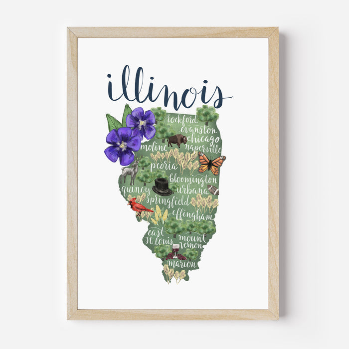 Illinois Map - Jetty Home