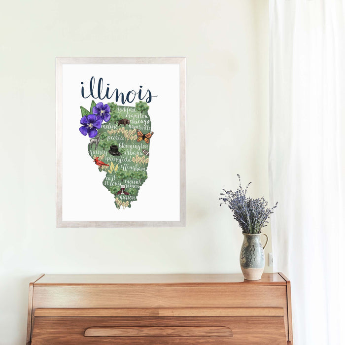 5"x7" / Art Print / Antique Silver