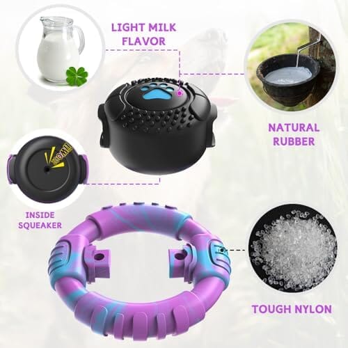 Indestructible Squeaky Dog Chew Toys to Keep Them Busy Toys Pet Clever