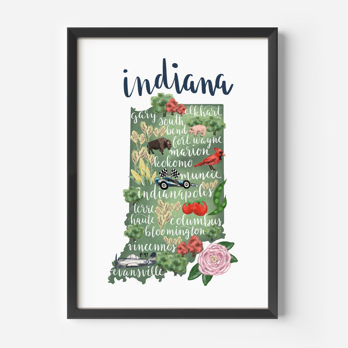 5"x7" / Art Print / Black