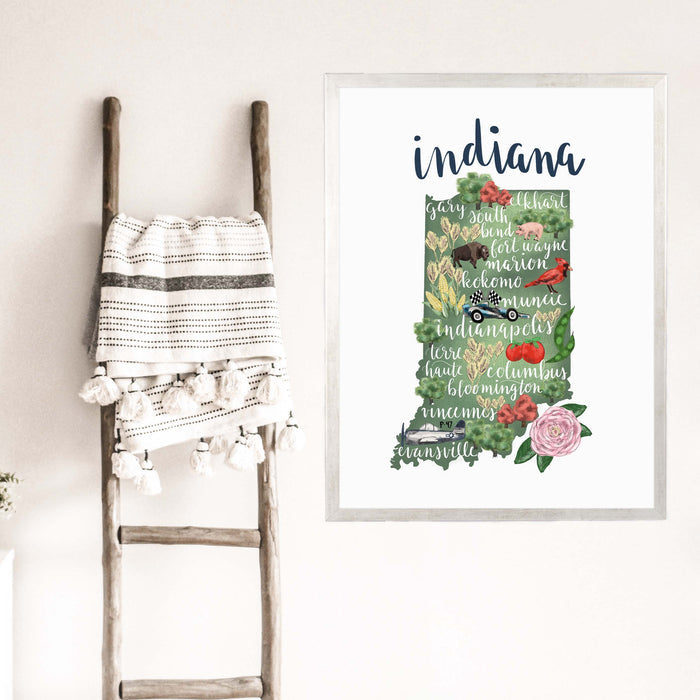 5"x7" / Art Print / Antique Silver