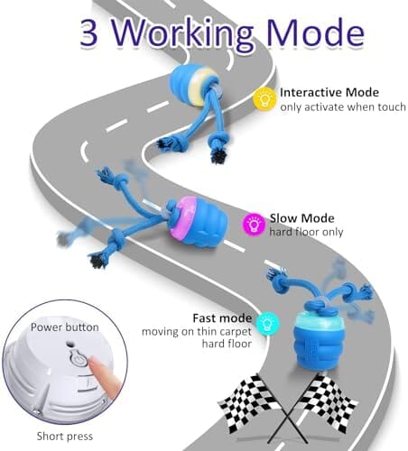 Interactive Dog Toys with Motion Activated Toys Pet Clever