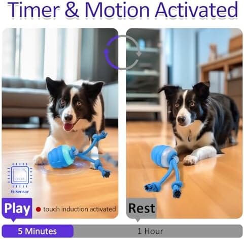 Interactive Dog Toys with Motion Activated Toys Pet Clever