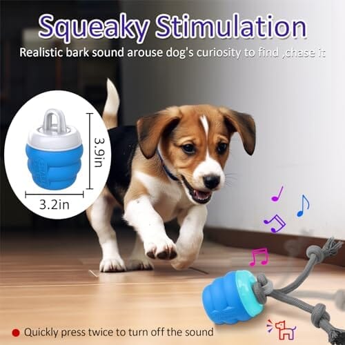Interactive Dog Toys with Motion Activated Toys Pet Clever