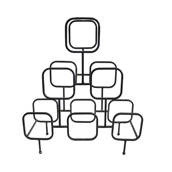 Le Forge Iron Wine Rack - Black | Koop.co.nz