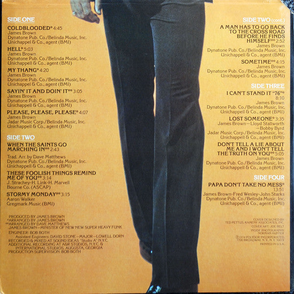 James Brown - Hell (LP) [US] 1st (Very Good Plus (VG+))