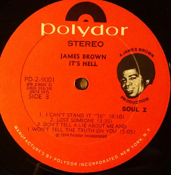 James Brown - Hell (LP) [US] 1st (Very Good Plus (VG+))