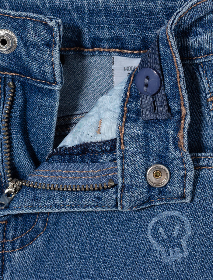 Jean à jambe droite en denim pour garçon