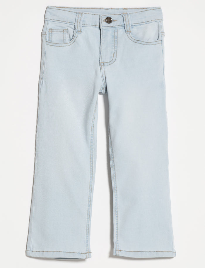 Jean à taille régulière et jambe large