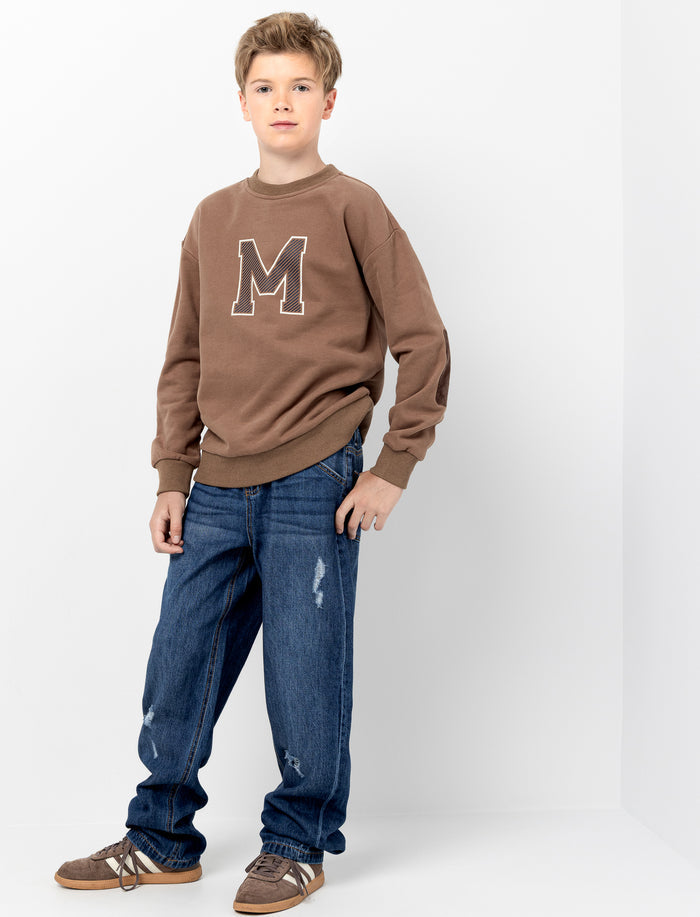 Jean en denim uni pour garçon